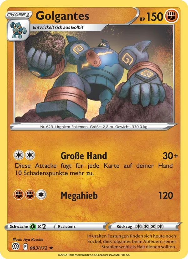 Golgantes Strahlende Sterne 083/172