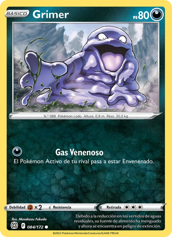Grimer Astros Brillantes 084/172