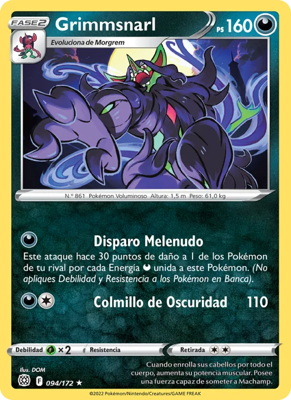 Grimmsnarl Astros Brillantes 094/172