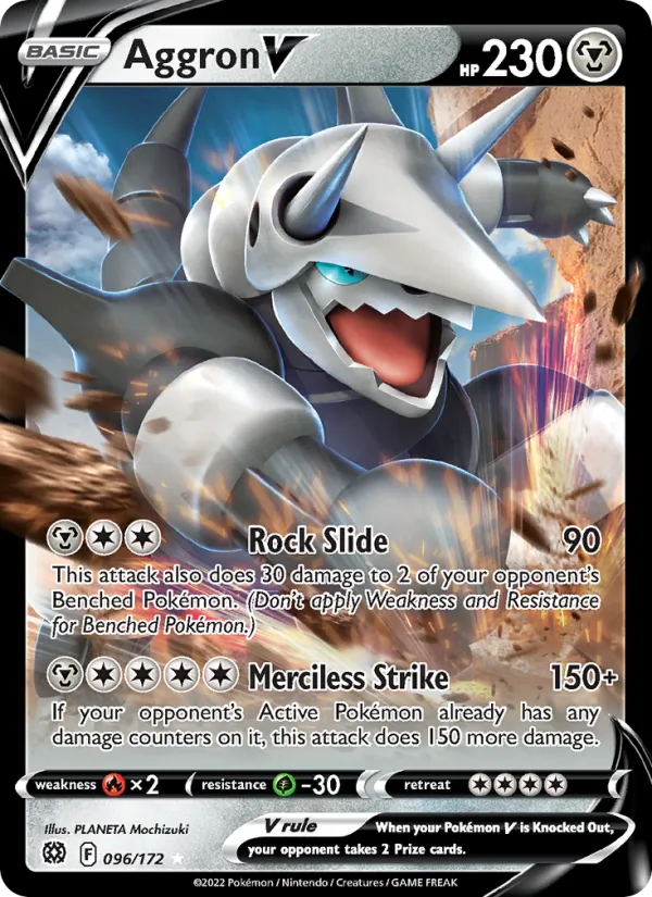 Aggron V Brilliant Stars 096/172