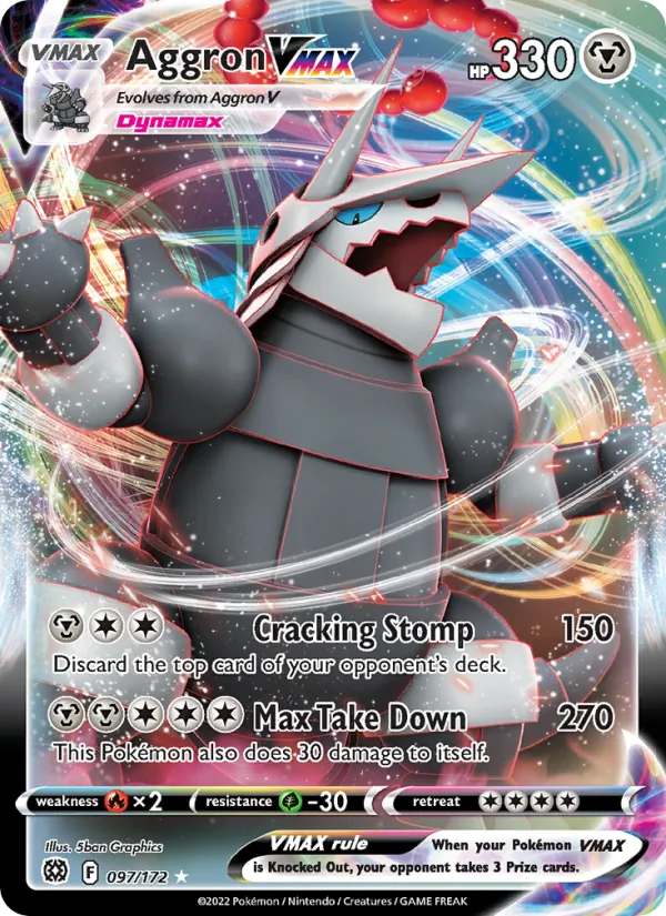 Aggron VMAX Brilliant Stars 097/172