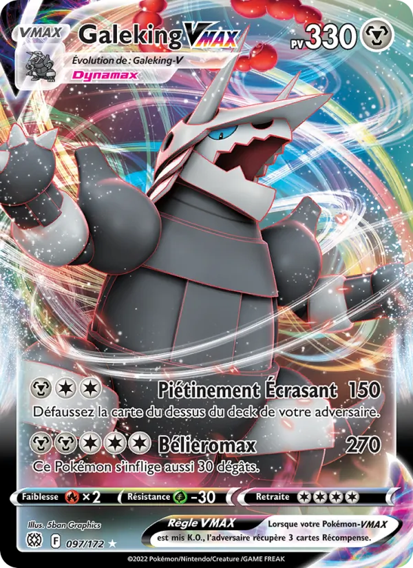 Galeking VMAX Stars Étincelantes 097/172