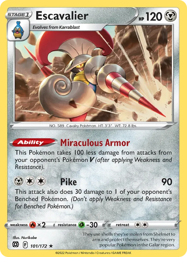Escavalier Brilliant Stars 101/172