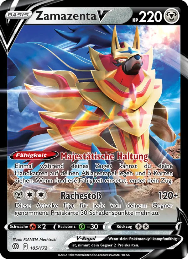 Zamazenta V Strahlende Sterne 105/172