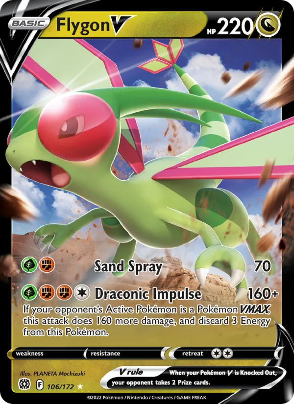 Flygon V Astros Cintilantes 106/172