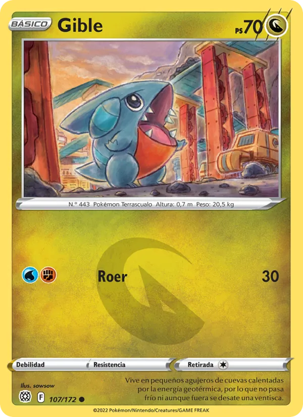 Gible Astros Brillantes 107/172