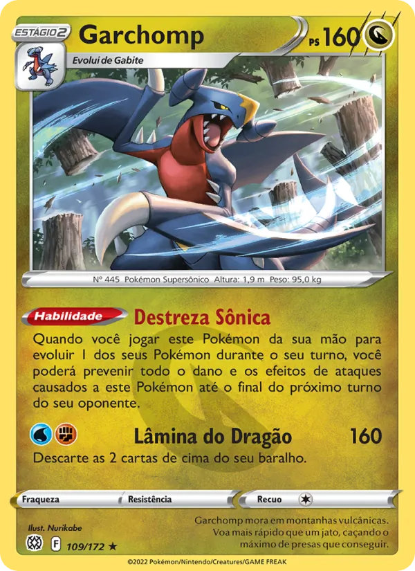 Garchomp Astros Cintilantes 109/172