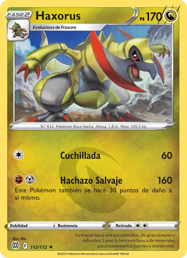 Haxorus Astros Brillantes 112/172