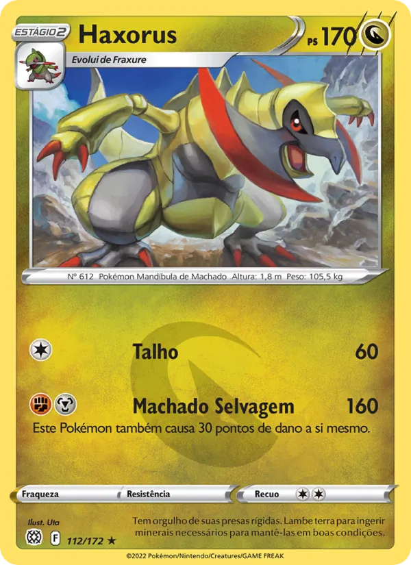Haxorus Astros Cintilantes 112/172