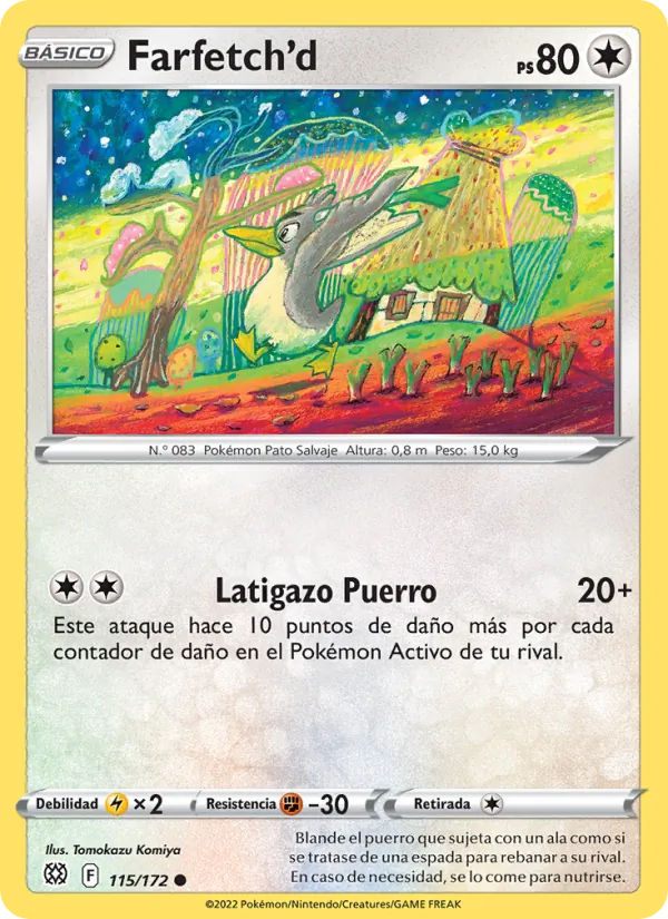 Farfetch'd Astros Brillantes 115/172