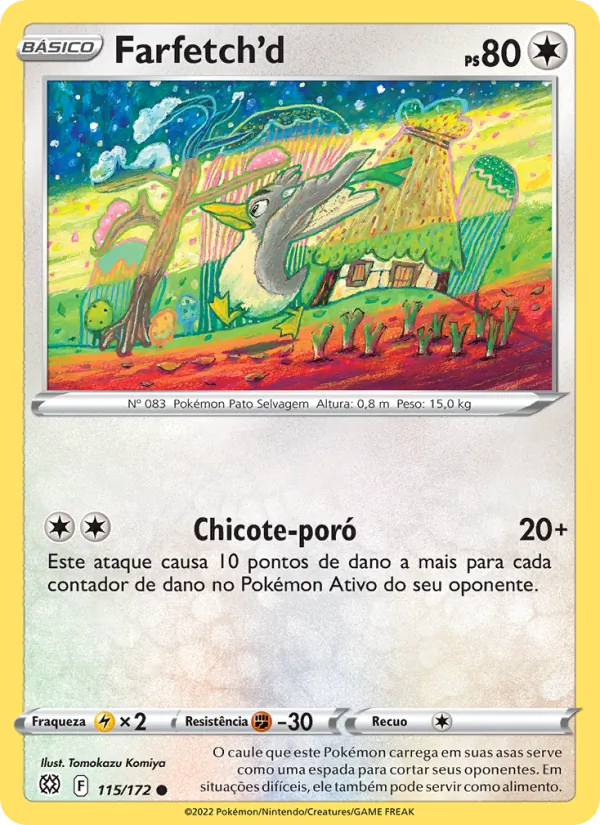 Farfetch'd Astros Cintilantes 115/172