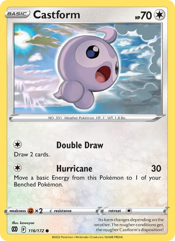Castform Brilliant Stars 116/172