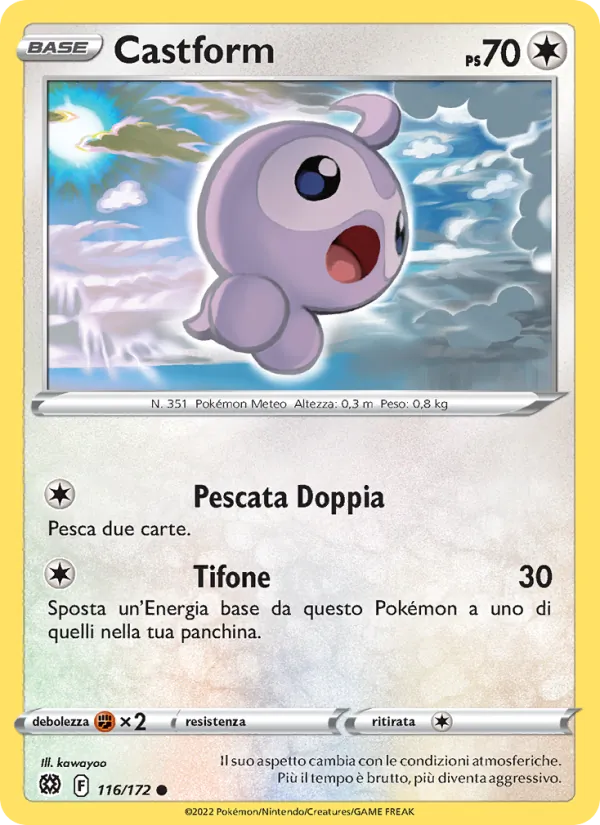 Castform Astri Lucenti 116/172