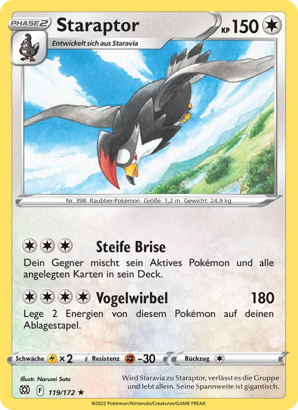 Staraptor Strahlende Sterne 119/172