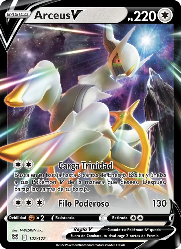 Arceus V Astros Brillantes 122/172