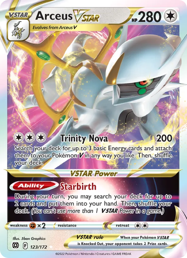 Arceus VSTAR Brilliant Stars 123/172