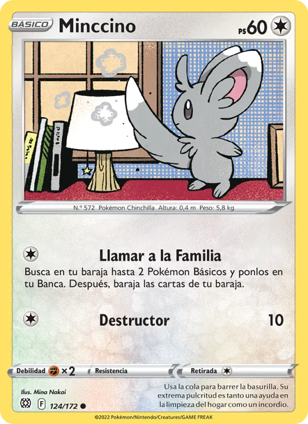 Minccino Astros Brillantes 124/172