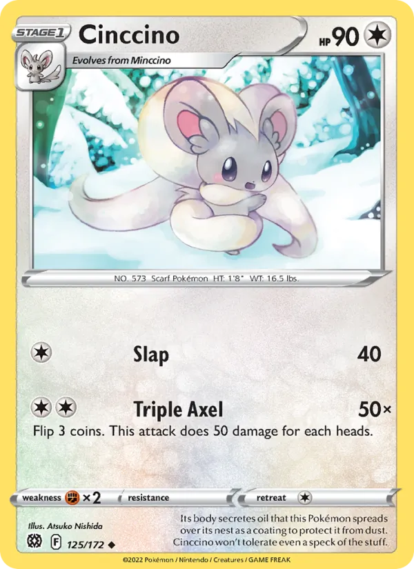 Cinccino Brilliant Stars 125/172