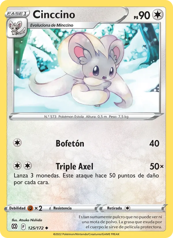 Cinccino Astros Brillantes 125/172