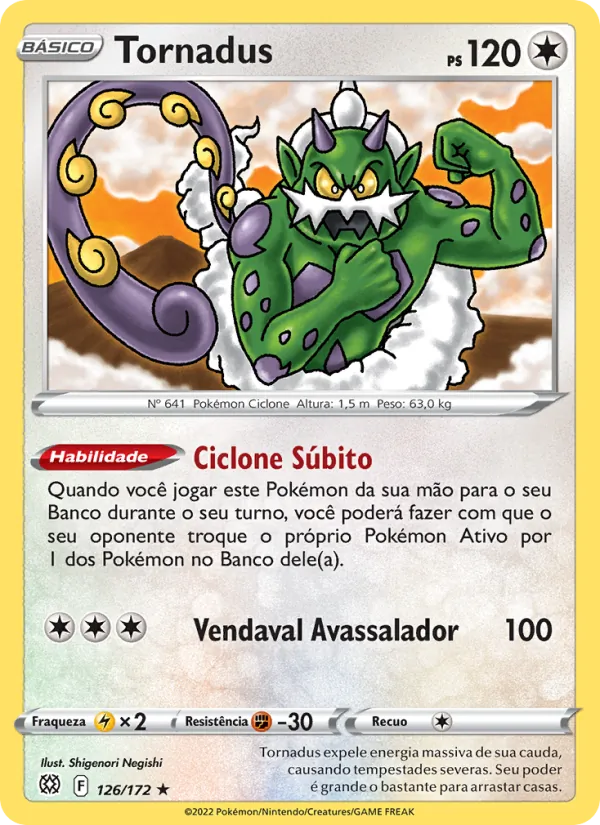 Tornadus Astros Cintilantes 126/172