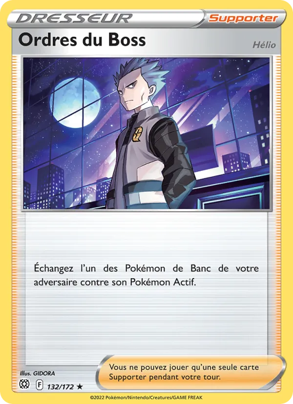 Ordres du Boss Stars Étincelantes 132/172
