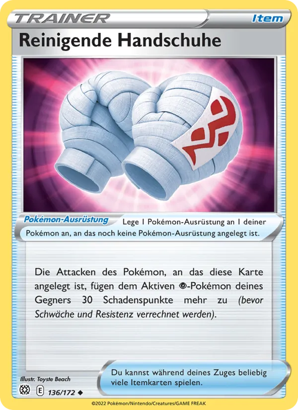 Reinigende Handschuhe Strahlende Sterne 136/172