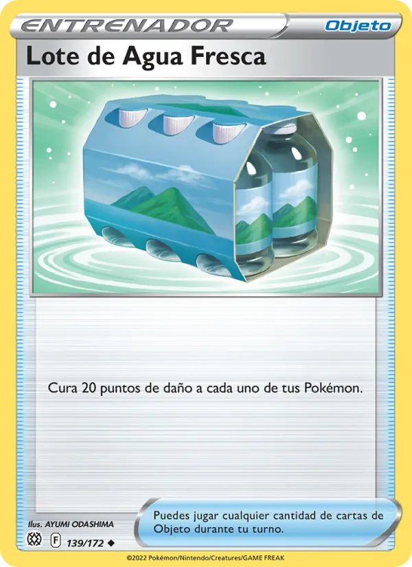 Lote de Agua Fresca Astros Brillantes 139/172