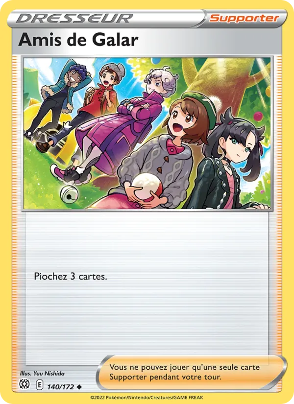 Amis de Galar Stars Étincelantes 140/172
