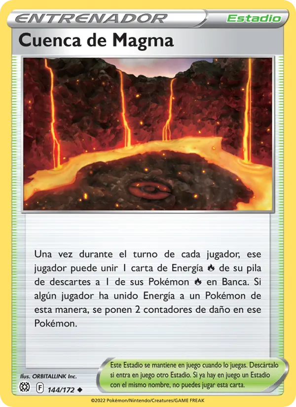Cuenca de Magma Astros Brillantes 144/172