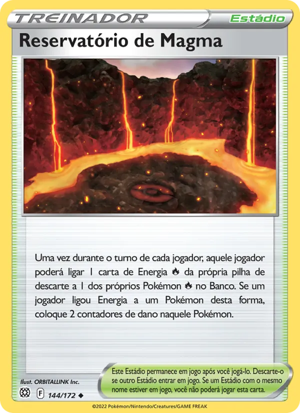 Reservatório de Magma Astros Cintilantes 144/172