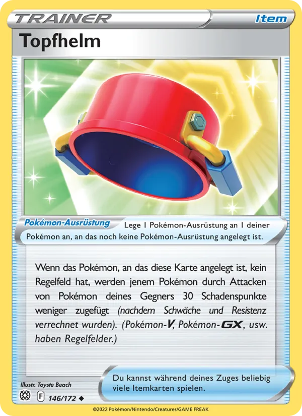 Topfhelm Strahlende Sterne 146/172