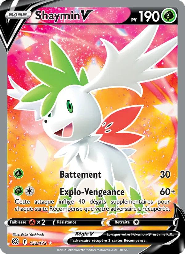 Shaymin V Stars Étincelantes 152/172