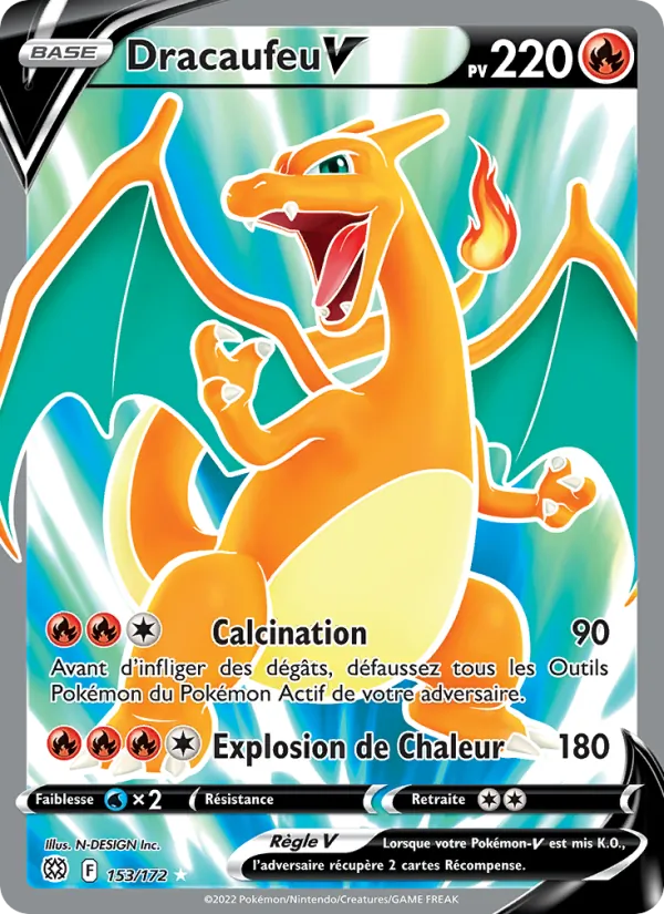 Dracaufeu V Stars Étincelantes 153/172