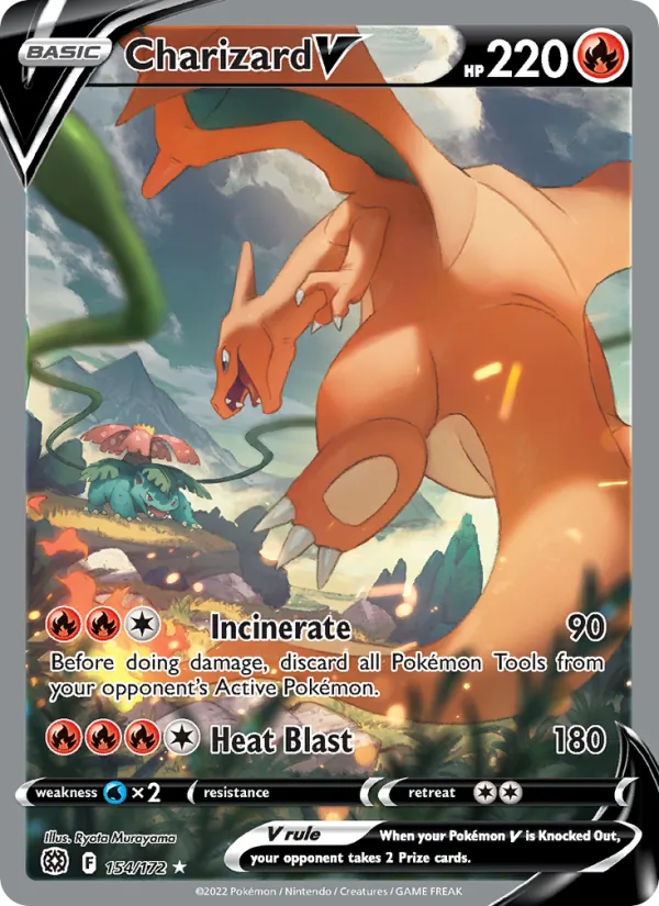 Charizard V Brilliant Stars 154/172