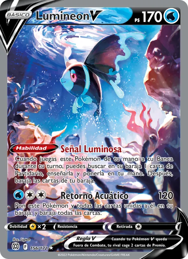 Lumineon V Astros Brillantes 156/172