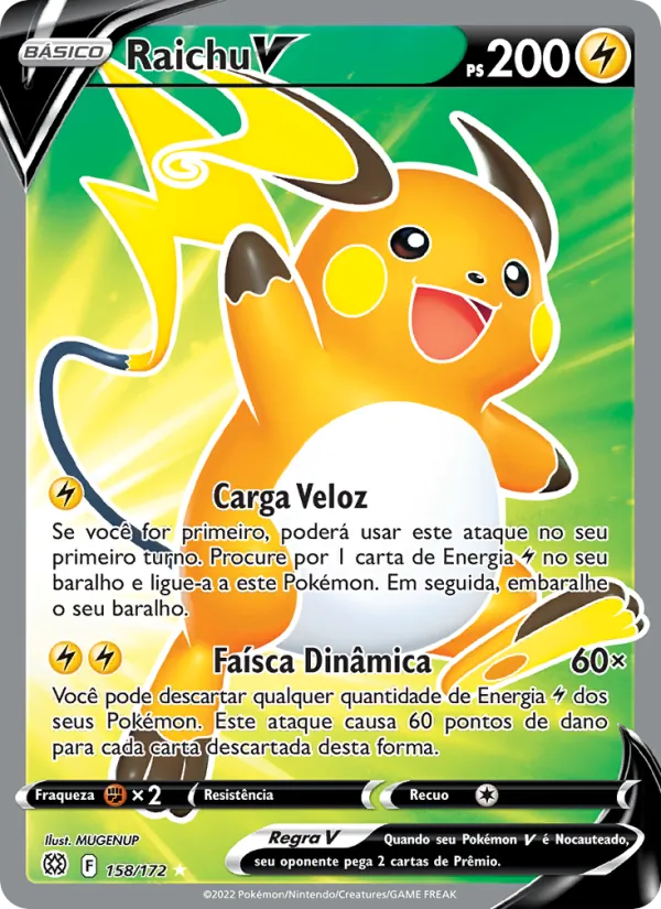 Raichu V Astros Cintilantes 158/172