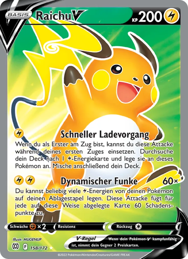 Raichu V Strahlende Sterne 158/172