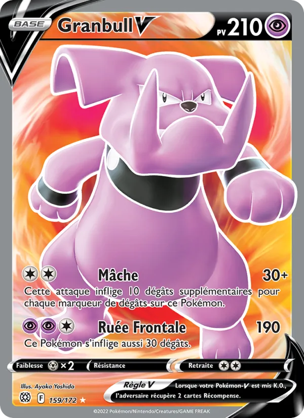 Granbull V Stars Étincelantes 159/172