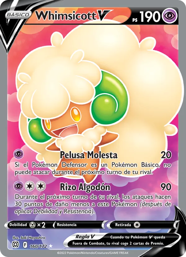 Whimsicott V Astros Brillantes 160/172