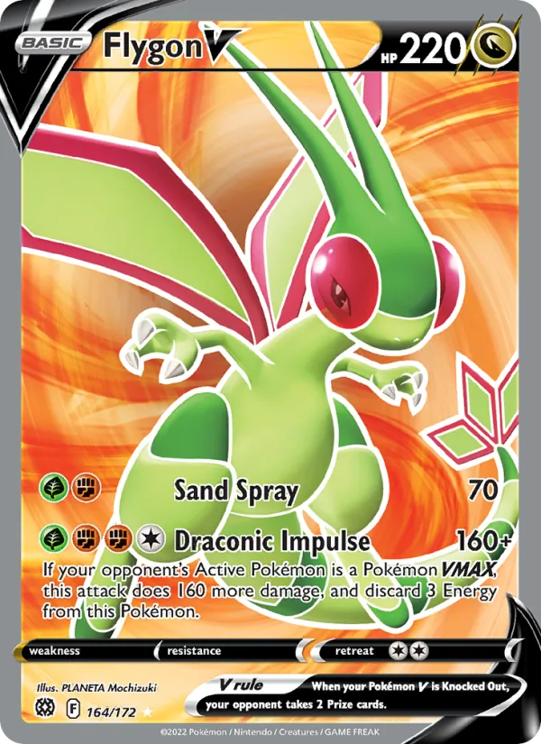 Flygon V Brilliant Stars 164/172