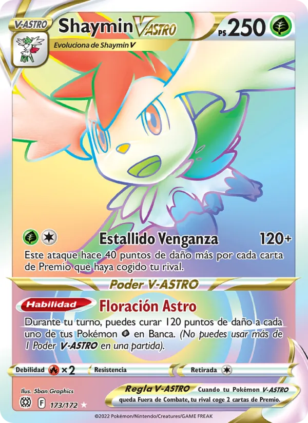 Shaymin V-ASTRO Astros Brillantes 173/172