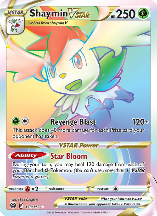 Shaymin VSTAR Strahlende Sterne 173/172