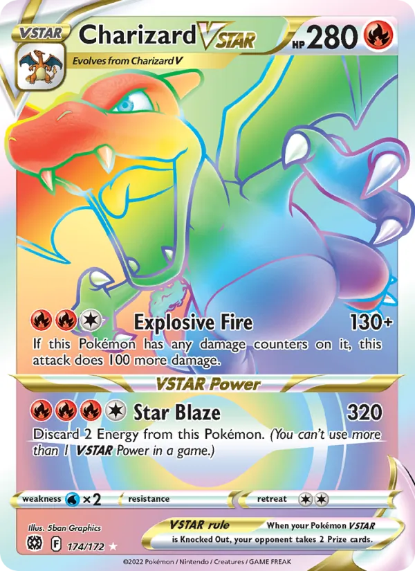 Charizard VSTAR Brilliant Stars 174/172