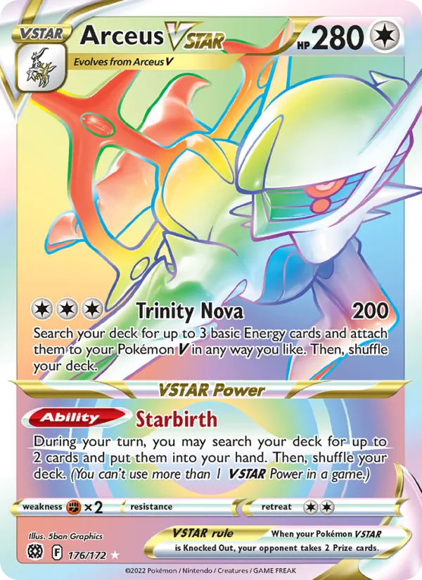 Arceus VSTAR Brilliant Stars 176/172