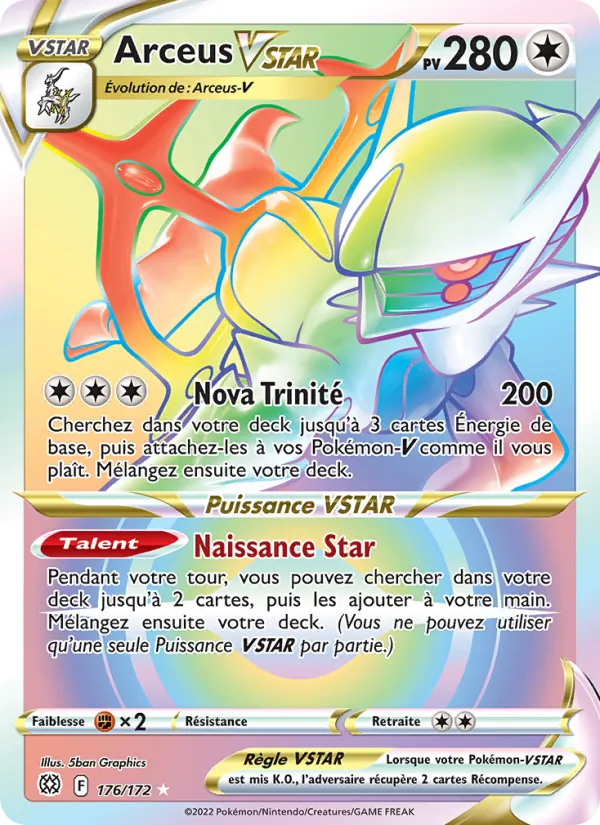 Arceus VSTAR Stars Étincelantes 176/172
