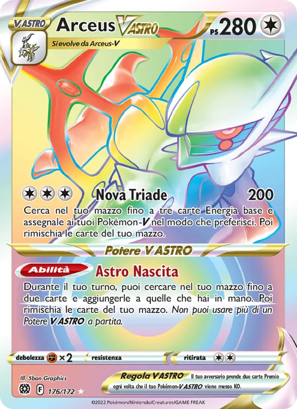 Arceus V ASTRO Astri Lucenti 176/172