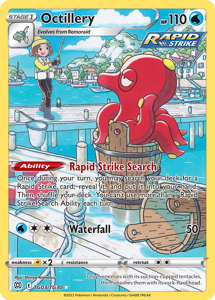 Octillery Brilliant Stars Trainer Gallery TG03/30