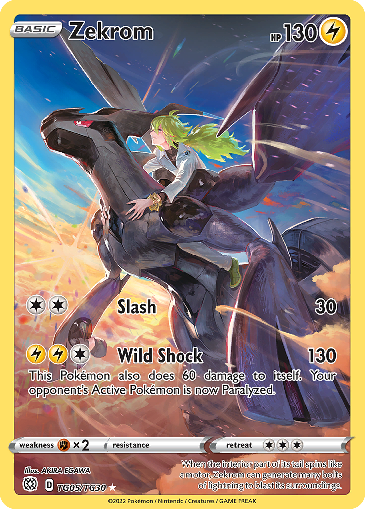 Zekrom Brilliant Stars Trainer Gallery TG05/30