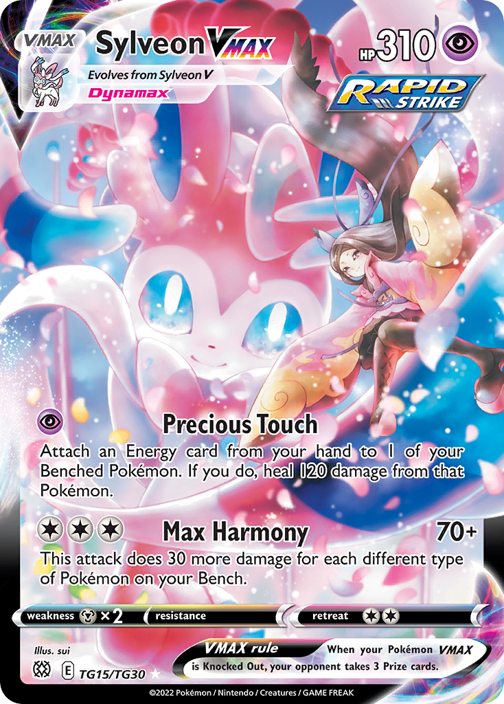 Sylveon VMAX Brilliant Stars Trainer Gallery TG15/30