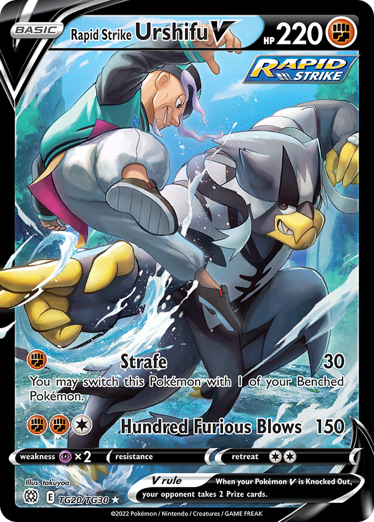 Rapid Strike Urshifu V Brilliant Stars Trainer Gallery TG20/30